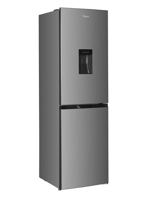 Swan SR156130I 55cm Wide, Total No Frost, 50/50 split, Water Dispenser, Fridge Freezer - Inox - Image 2